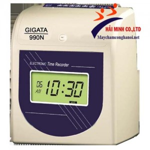 Máy chấm công thẻ giấy Gigata 990N