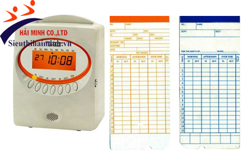 Máy chấm công thẻ giấy SEIKO QR-6560 chính hãng