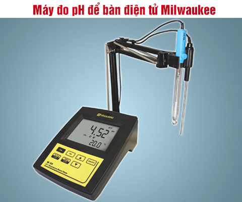Máy đo pH để bàn điện tử Milwaukee chính hãng